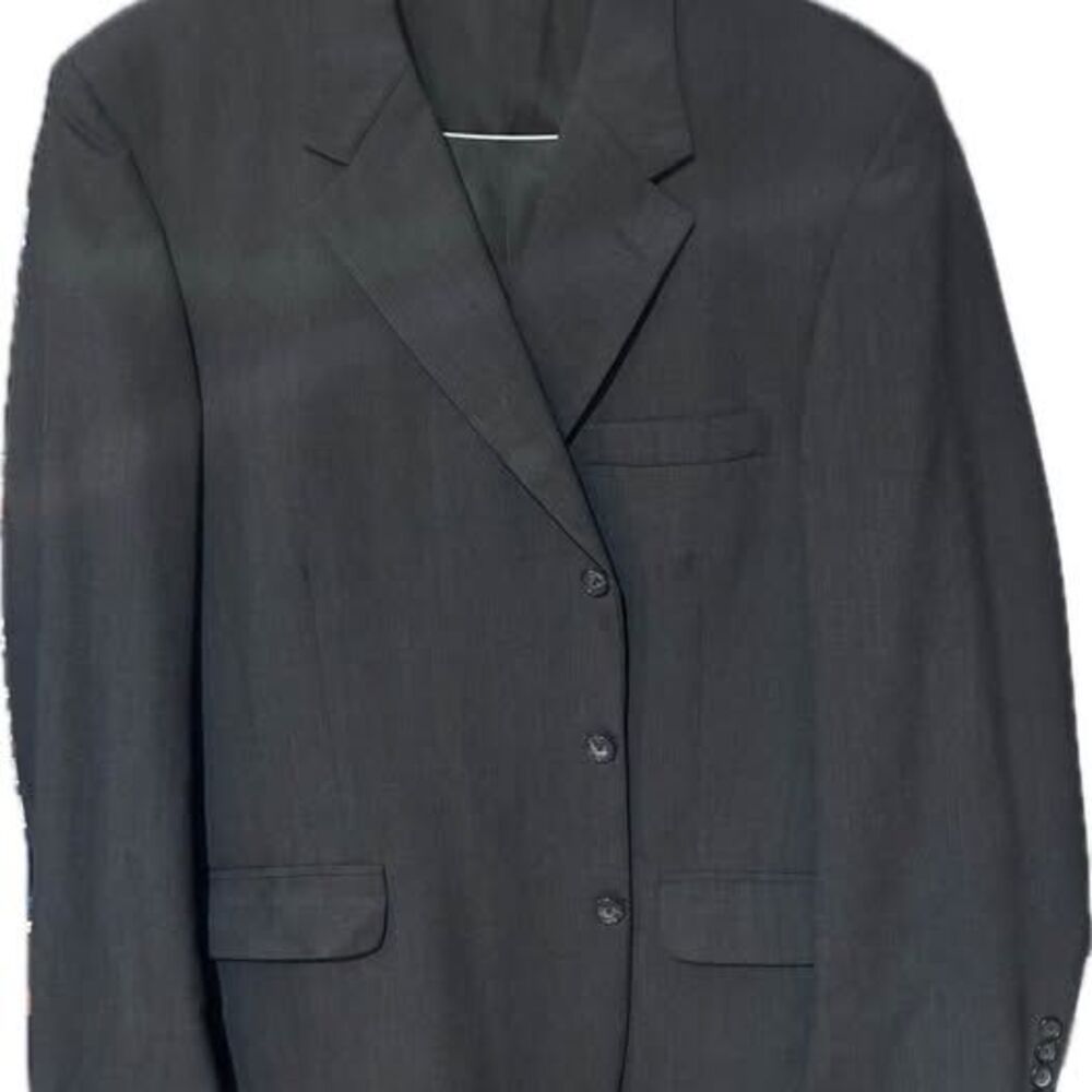 Christian Brooks Sport Coat Blazer - Charcoal Gray - 46R - Made in the USA